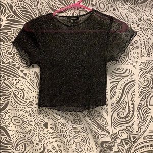 Sparkly crop top